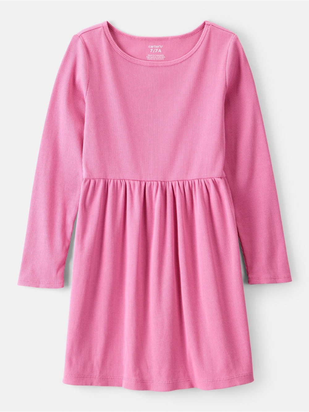 NWT Carter's Pink Long-Sleeve Knit Dress